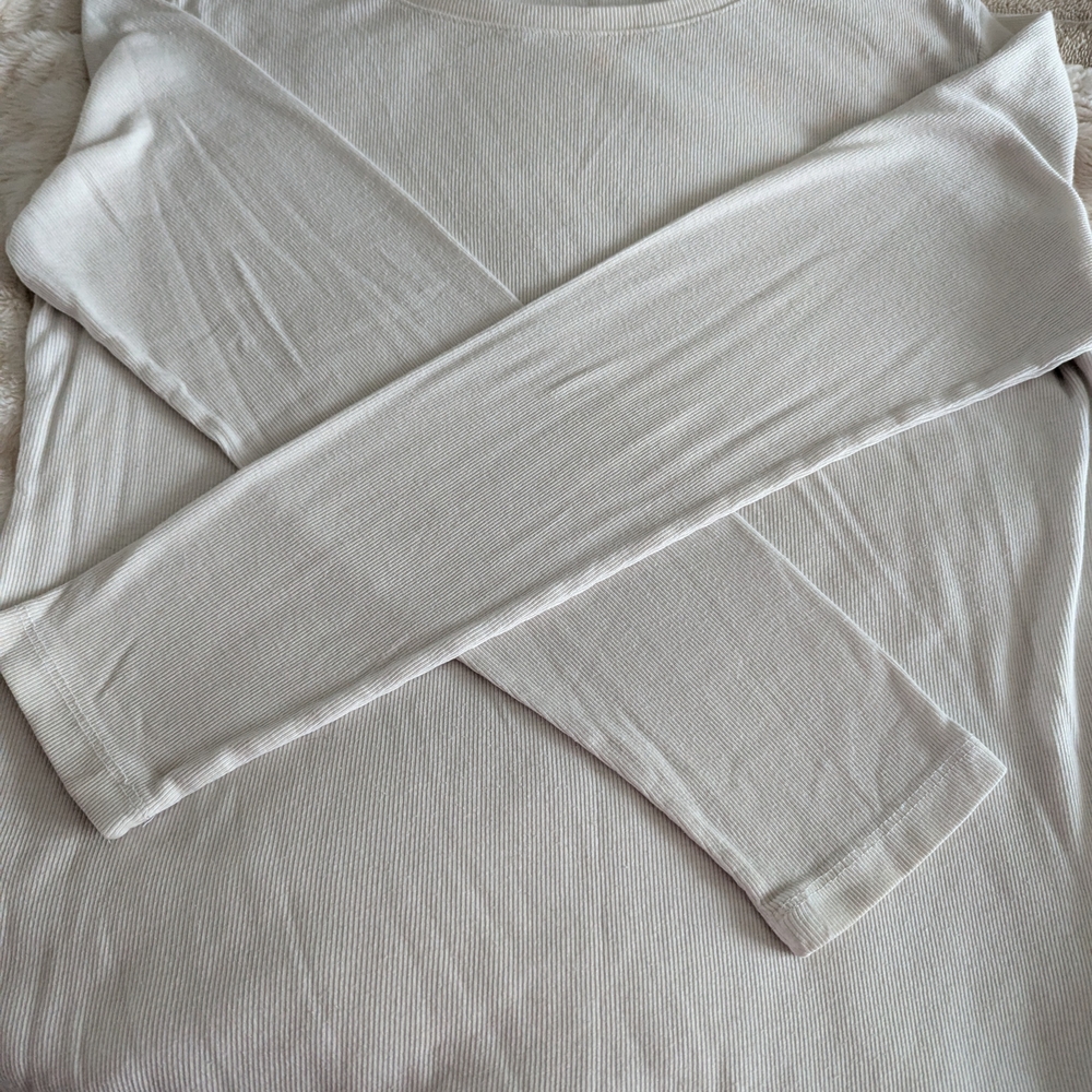 Elegant White Long Sleeve Top